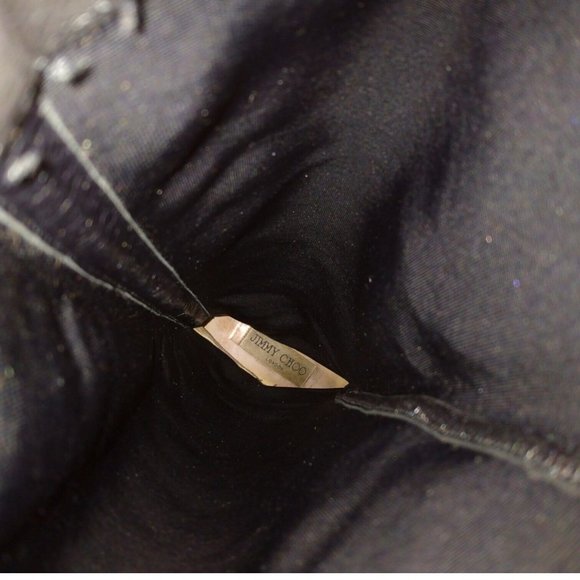 [SOLD] Jimmy Choo London Womens Black Suede Knee Point Toe Boots EU 37 Witchcore - Picture 12 of 12